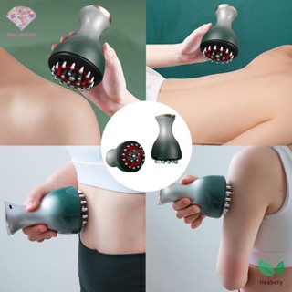 Heabety Sạc Guasha Máy Mát Xa Định Hình Cơ Thể Làm Nóng Kinh Tuyến Cạo Bàn Chải Lymphatic Giải Độc Chế Độ Nạo vét Mỡ Đốt Mới