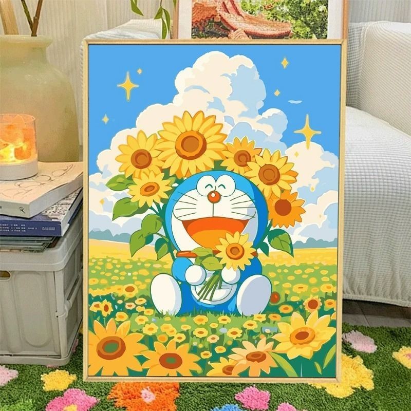 Shop Sunflower diy Coloring Hand-Painting Gift Acrylic Filling