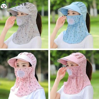 Mũ che nắng PINEVN Mũ che nắng mặt cổ có thể tháo rời Vành rộng Mũ che nắng thoáng khí