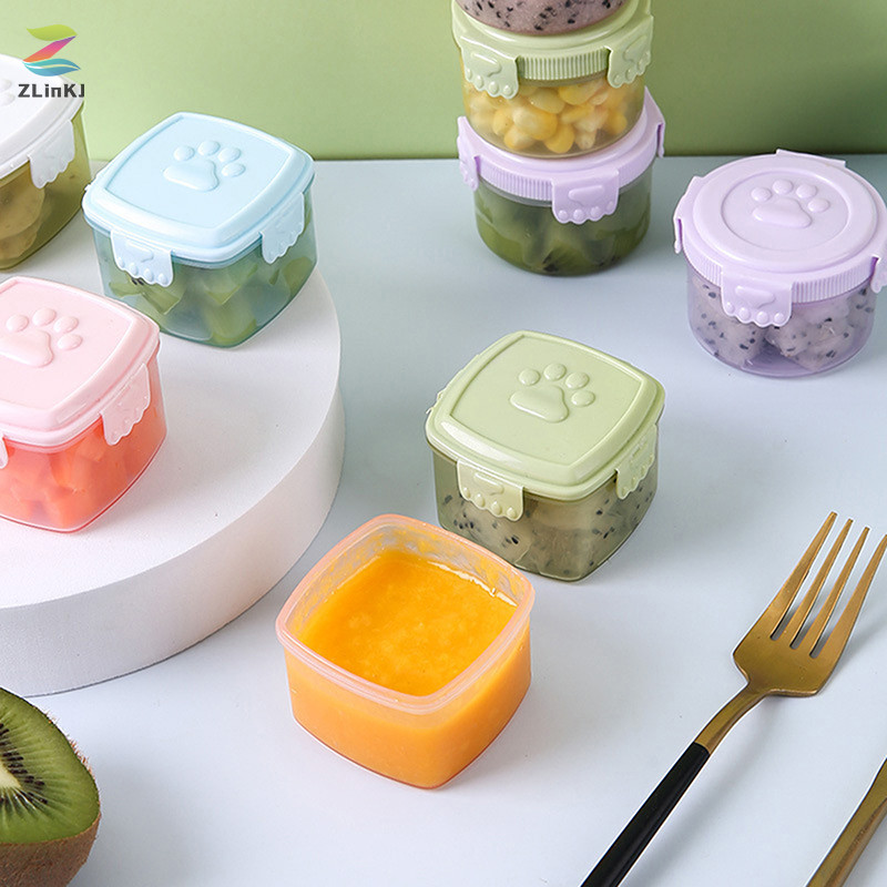 Zlinkj 1 Mini Tròn Vuông Chai Cà Chua Gia Vị Chai Nước Sốt Mật Ong Mù tạt Salad Trang Điểm Nhà Bếp Hộp Đựng Nước Sốt Bento Mới