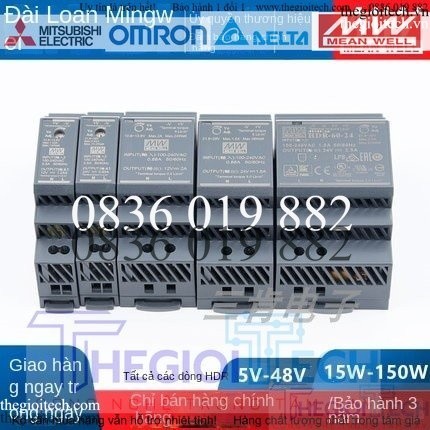 Meanwell HDR-100W-24V Nguồn cài Ray Chuyển Đổi Điện Áp AC DC Công Nghiệp