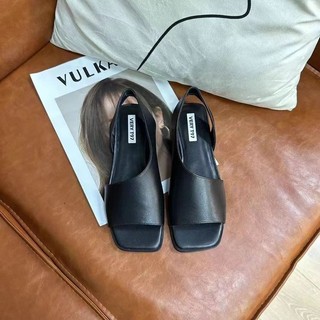 Giày sandal đế phẳng miệng cá thời trang nữ
