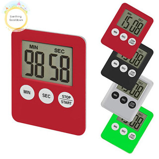 Everthinggooddown 1 Màn hình kỹ thuật số LCD Hẹn giờ nhà bếp Đếm ngược Nấu ăn Đồng hồ báo thức đếm ngược vn