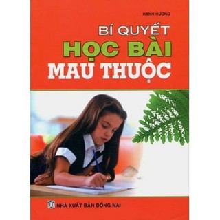 Sách - bí quyết học bài mau thuộc