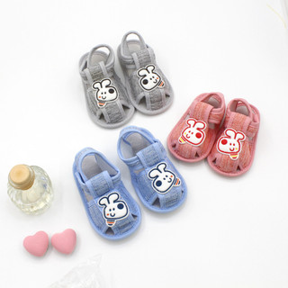  Giày Sandal Mùa Hè Cho Bé Hoạt Hình Vải Đế Mềm Cho Bé Tập Đi Giày Trẻ Em Thoải Mái Thoáng Khí 
