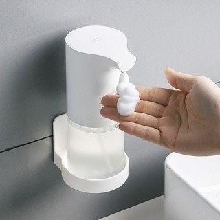 Giá tròn đỡ chai lọ đa năng gắn tường màu trắng 9x8.5x7cm