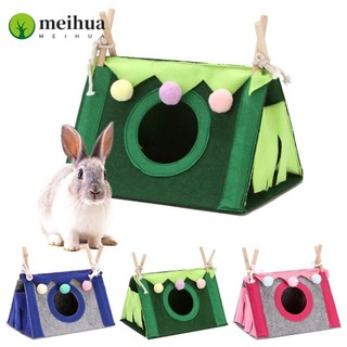 Meihua Thú Cưng Nhỏ Tổ Phụ Kiện Giường Chuột Lang Nơi ẩn náu Lồng Hamster Nhà