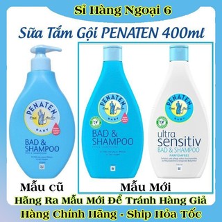 [auth] Sữa tắm gội chống cảm Penaten 400ml Đức cho bé từ sơ sinh [ Mẫu mới nhất đủ bill] [Hot]