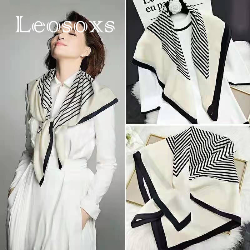 90cm Khăn Vuông Lớn Lụa Nữ Phong Cách Mới Du Lịch Phù Hợp Với Áo Sơ Mi Xuân Thu Thời Trang Khăn Choàng Nhỏ HOT