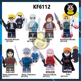 KF6112  Mô Hình Naruto Đồ Chơi Xếp Hình Nhân Vật Boruto Mitsuki Gaara Minato Sakura Pain Hashirama Tobirama