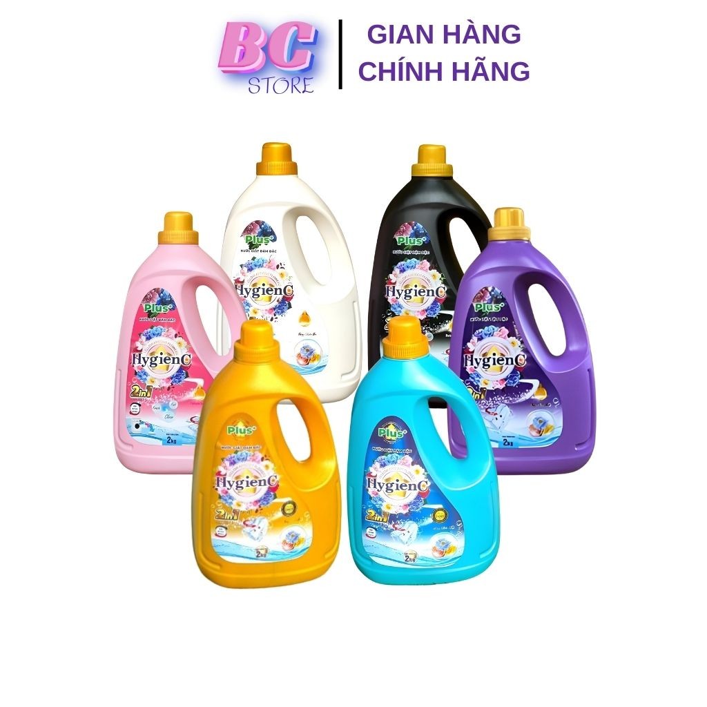 Nước Giặt HygienC Plus Hàng Việt Nam Công Nghệ 3D Thái Lan Can 2kg  @