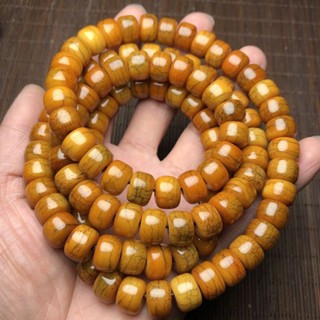 Tây Tạng yak xương Vòng đeo tay xác thực sưu tập 108 hạt thiêng liêng xương mala Tây Tạng Phật Giáo cầu nguyện hạt