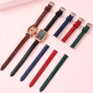 Dây đeo đồng hồ bằng da cỡ nhỏ cho Lola Rose cho dây đeo đồng hồ thạch anh Nữ Vòng tay nữ 8mm 10mm 12mm 14mm 16mm Dây đeo cổ tay mềm siêu mỏng Dây đeo đồng hồ họa tiết dây đeo