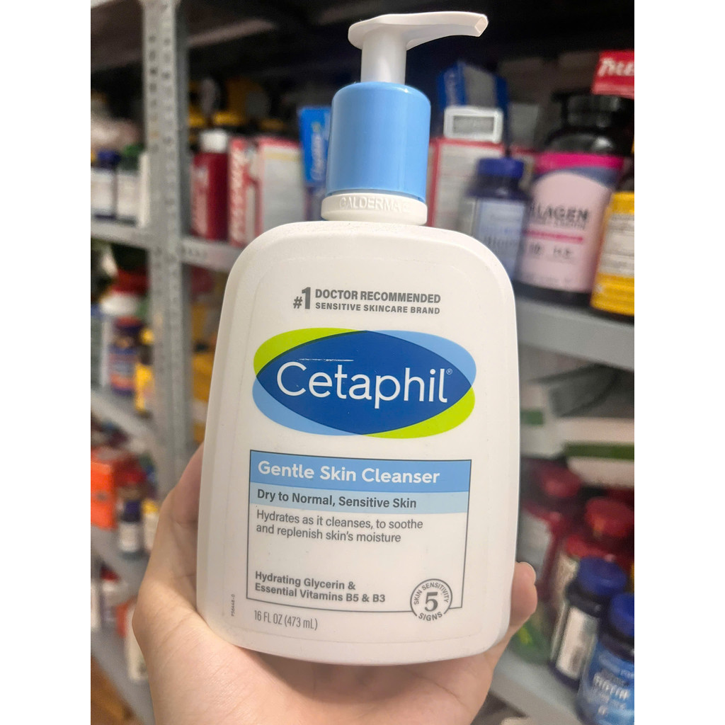 CHUẨN MỸ [CHAI 473ML] Sữa Rửa Mặt Cetaphil Cho Mọi Loại Da, chai 473ml