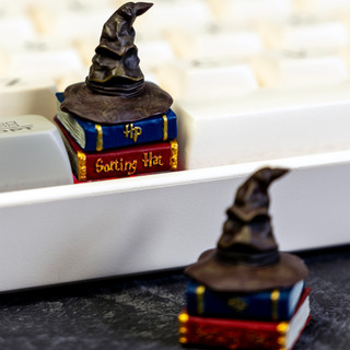 Phân Loại Mũ Keycap Harry Potter Cá Tính Sáng Tạo Lập Thể Cơ MX Trục Keycap Retro Nhựa Mát DIY Hogwarts Keycaps
