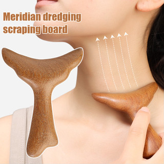 Lược Chải Tóc - Dụng Cụ Tạo Kiểu Tóc DIY - Di Động, Răng Rộng, Chống Tĩnh Điện - Dành Cho Massage Kinh Tuyến Cơ Thể, Giúp Lưu Thông Máu - Lược Massage Hình Đuôi Cá Redwood, Lược Gua Sha