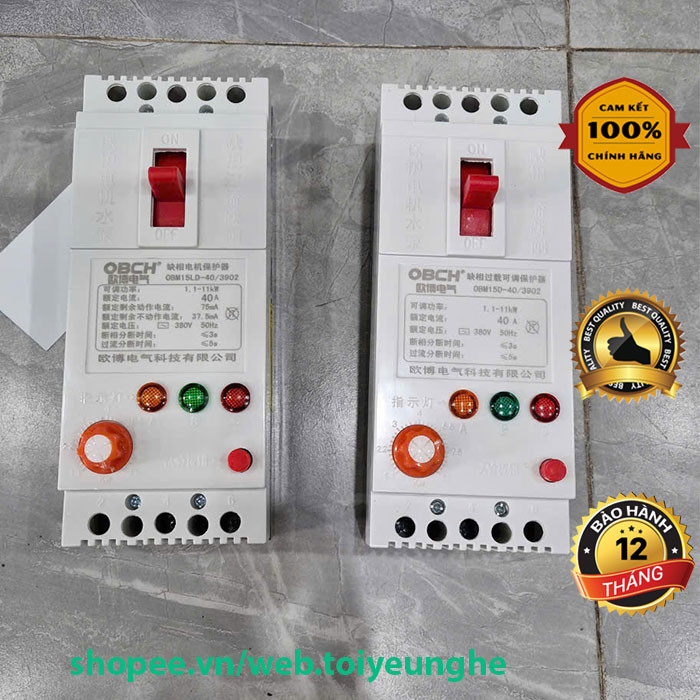 CB chống mất pha, MCCB chống mất pha, MCB chống mất pha cầu dao chống mất pha