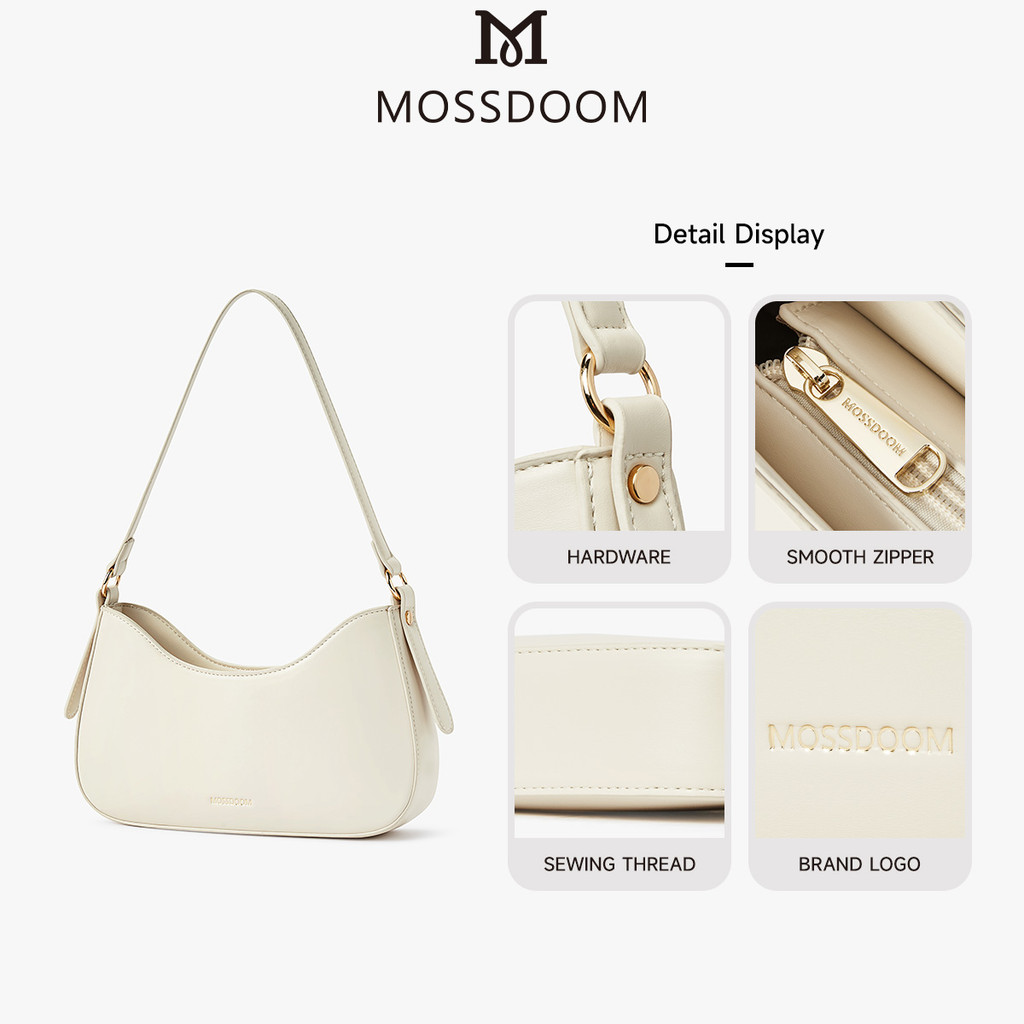 MOSSDOOM Darby Bag Túi xách nữ thiết kế đơn giản dễ phối đồ thời trang | BigBuy360 - bigbuy360.vn