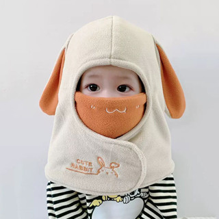  Mũ đội đầu chống gió và chống lạnh cho bé Mũ ấm hoạt hình cho trẻ em Mũ Cotton mềm cho trẻ sơ sinh 1-5 tuổi 