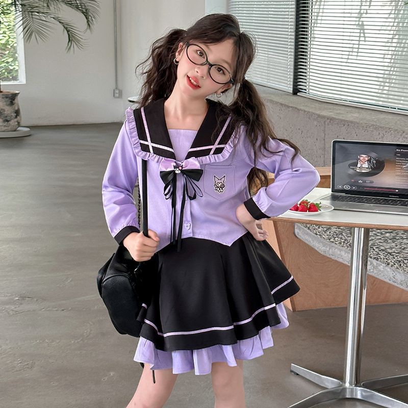 Bé Gái Dài Tay Phù Hợp Với Kurumi Phù Hợp Với Kurumi Quần Áo Váy Trẻ Em Quần Áo Halloween Kurumi cos