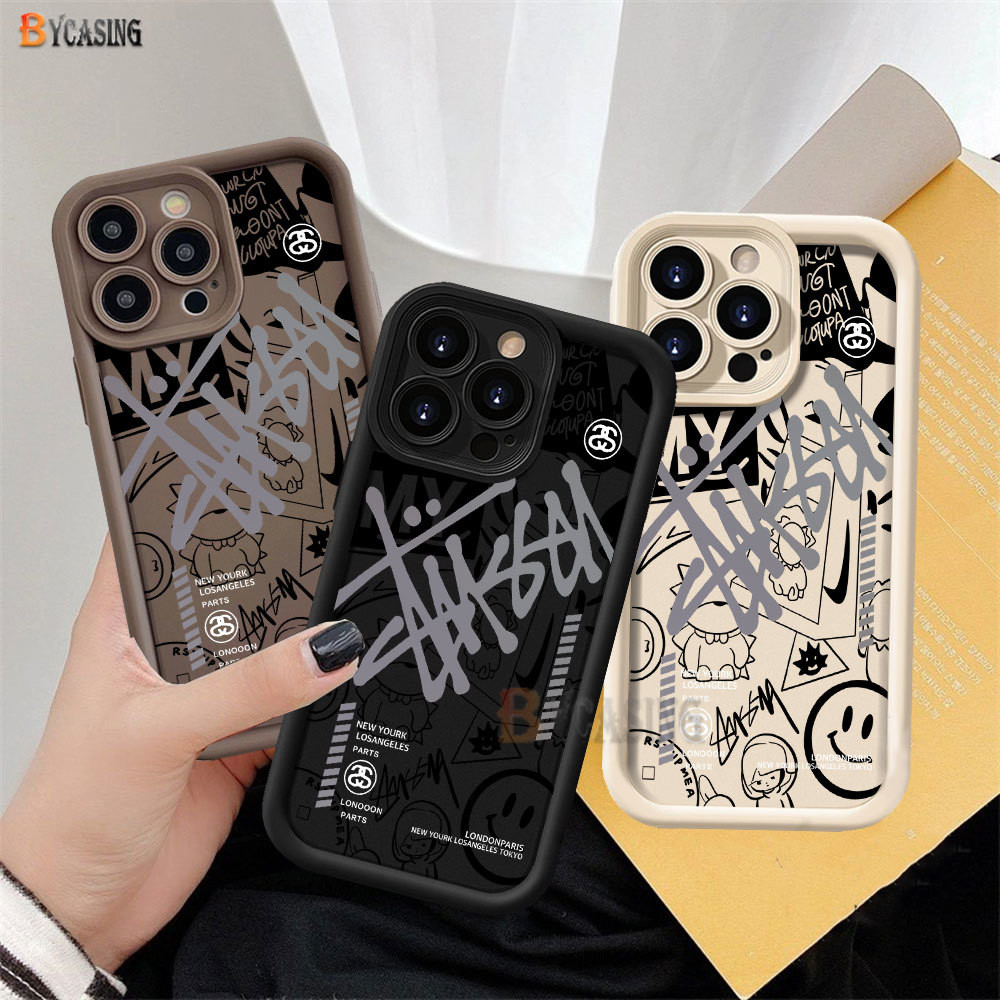 Dành Cho Realme Note 60 C65 C63 Note50 C51 C51s C55 C53 C67 C15 C35 C25 C11 C21Y C20 C17 C12 C33 C31 C30s 10 8i 6i 5i 7i Narzo 50A Prime Letter Mini Cool Hợp Thời Trang Mềm Ốp Lưng BY