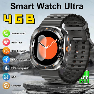  Đồng hồ thông minh DT Watch Ultra 47mm cho iPhone Samsung Galaxy Phone 32GB ROM Video Player IP68 Đồng hồ thông minh thể thao chống nước NFC 