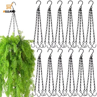  Dây chuyền giỏ treo chậu hoa 40cm - Chậu trồng cây bằng mây giả - Móc treo thay thế Móc treo cây trong vườn 