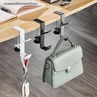 Newwellknownbliss Có Thể Điều Chỉnh Bàn Cạnh Móc Tai Nghe Chơi Game Móc Treo Bàn Ba Lô Lưu Trữ Treo Móc Giá Đỡ Đấm Không Cần Nhà Tổ Chức Văn Phòng RTT