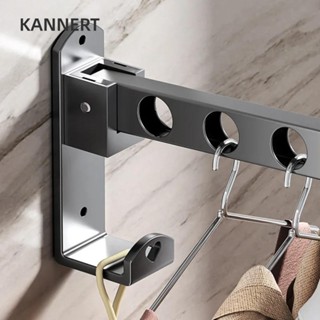 Móc treo quần áo treo tường KANNERT, Móc treo tủ quần áo treo tường, Cặp đôi bền bằng thép không gỉ gấp tại nhà