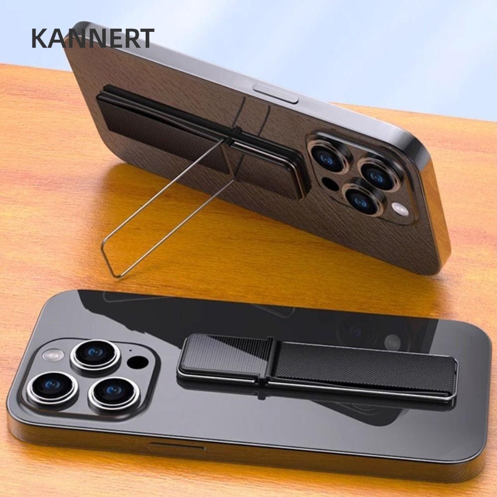 Dây đeo chân đế điện thoại KANNERT, Giá đỡ nhẫn điện thoại di động có thể gập lại, Giá đỡ điện thoại di động bằng kim loại đa chức năng