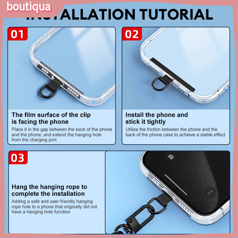 Kẹp điện thoại bằng kim loại mịn Dây buộc điện thoại Miếng đệm mỏng Tấm treo nhẹ-BA | BigBuy360 - bigbuy360.vn