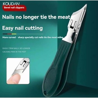  Dụng cụ cắt móng tay Dụng cụ làm móng tay Kéo chăm sóc móng tay bằng thép không gỉ Móng tay nghệ thuật vát móng chân siêu sắc nét Không gây hại cho da KOUNDAN 