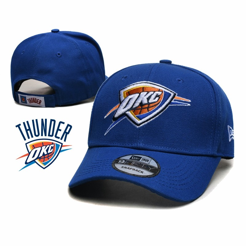 NBA Oklahoma City Thunder Snapback Mũ Hip Hop Mũ Vải Trơn Mũ