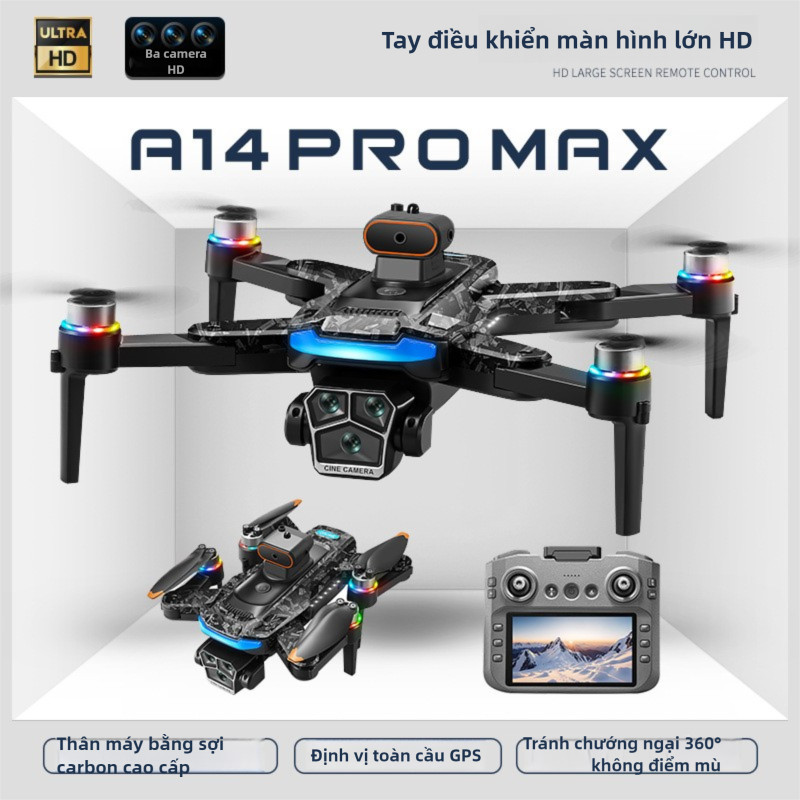 Flycam A14 Pro Max – Định vị GPS, chống rung và chống va chạm