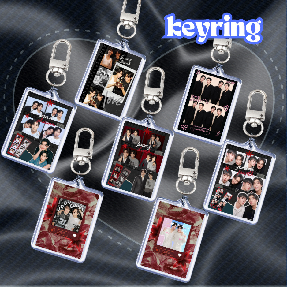 [KEYRING OTP]  -  Móc khoá GeminiFourth, PondPhuwin, JoongDunk, FirstKhao,PerthSanta - Tiệm Bubu