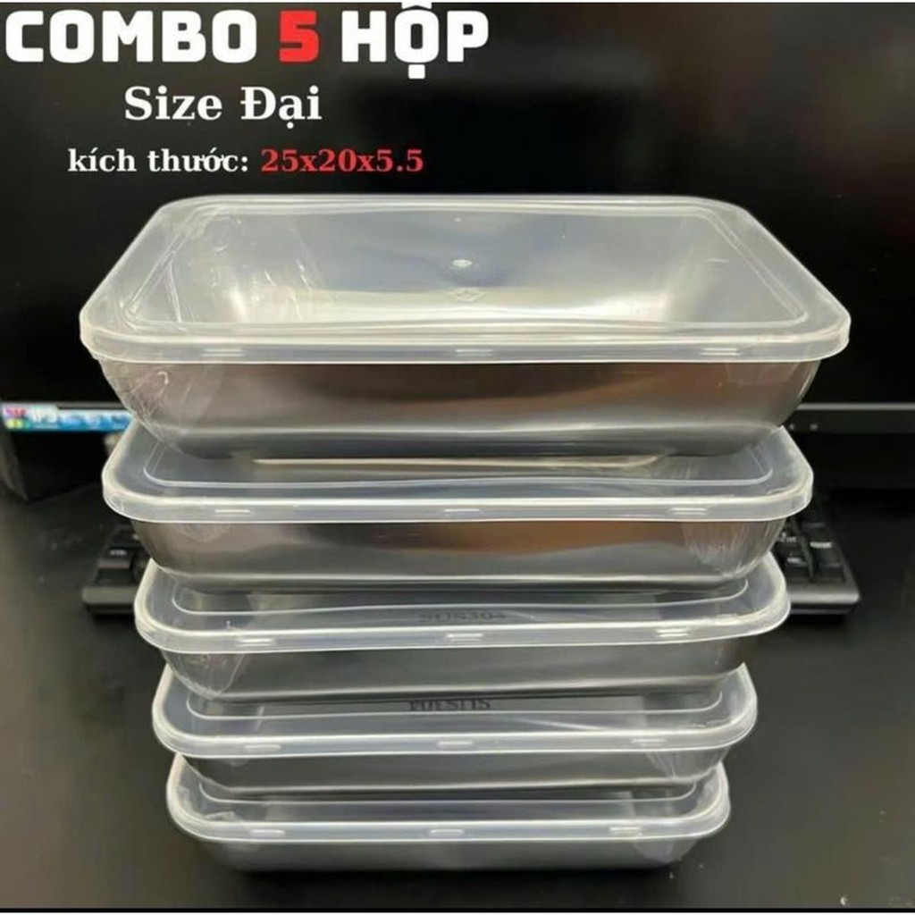 Set 5 Hộp Inox 304 Gia Dụng Yến Nhi 01