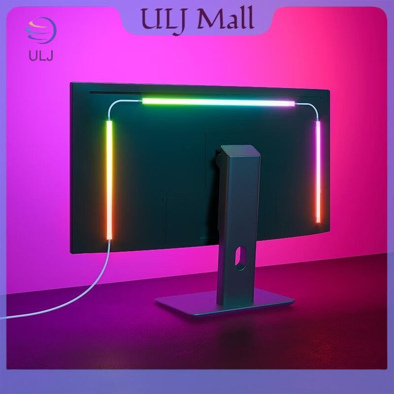 ULJ LED Sync RGB LED Strip Lights cho màn hình 24-34 Inch Đèn nền chạy bằng USB Đèn bầu không khí Pi