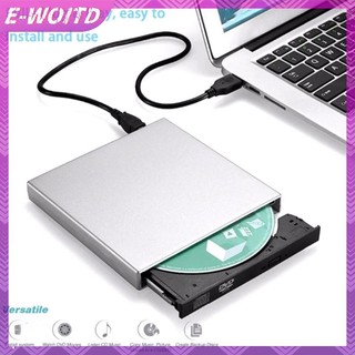 Ổ đĩa DVD ngoài E-WOITD Đầu DVD ngoài có độ ồn thấp USB 2.0 DVD / VCD / CD-RW Trình phát ghi ghi HNVN