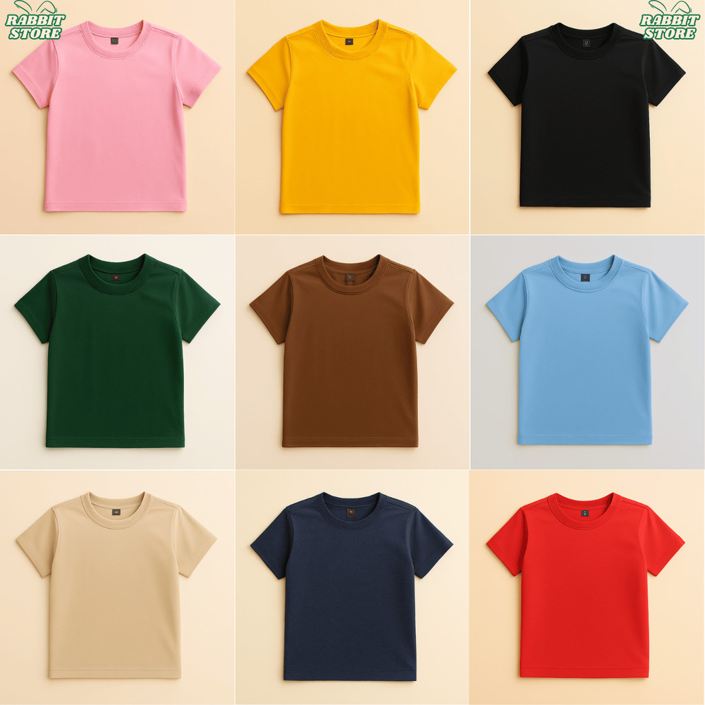 Áo thun trẻ em, 250gms, cotton 2 Chiều, Local Brand RABBIT STORE