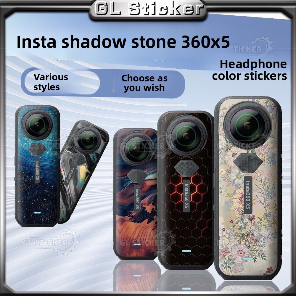 Thích Hợp Cho Bóng Đá Insta360 X5 Dán Toàn Cảnh Camera Đề Can Vỏ Bảo Vệ Dán Phụ Kiện Sửa Đổi