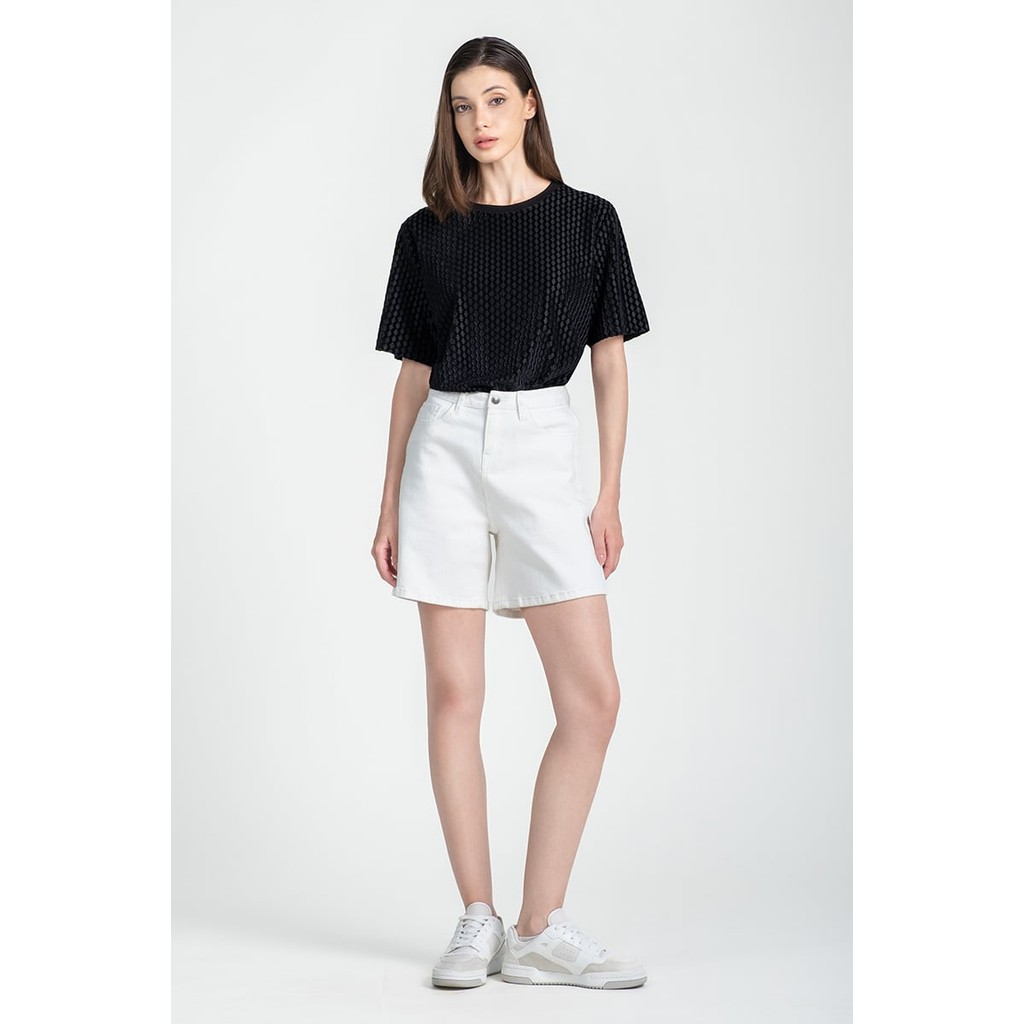 Quần Short Trắng Form Suông , thoải mái, năng động Freelancer - FWSP25FH03G-J