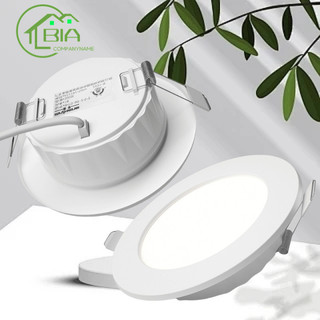 Đèn ống trần nhúng LED BIA, 7W, 9W, 15W, Ánh sáng ấm áp, Ánh sáng trắng, 220V, 2,5 inch, 3,5 inch, 4 inch, đục lỗ 7-13CM,
