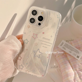 Ốp Điện Thoại Ngôi Sao Nhỏ Rỗng Cho iPhone 15 14 13 12 Pro Max 14 15Plus Vỏ Chống Rơi iPhone 11 Pro Max Phong Cách Hàn Quốc