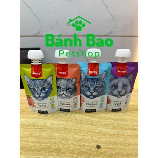 Soup Thưởng Wanpy Nắp Vặn Tuýp 90gram Cho Mèo