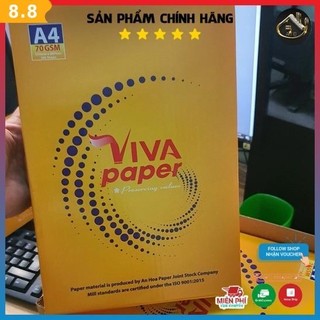 Giấy a4, giấy viva paper a4, định lượng 70gsm