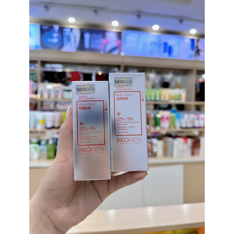 Tinh chất Serum Vitamin C Neogen Dermalogy Real Vitamin C làm sáng da mờ thâm
