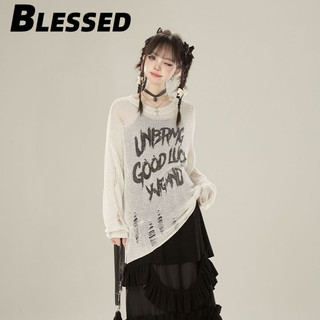 Blessed áo phông áo thun nữ croptop baby tee Hàn Phong Stylish Cổ điển hàn quốc WMJ2470MWD 30Z240725