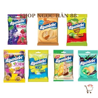 Kẹo Mềm Alpenliebe 2Chew Dâu Nho, chanh dây. Kẹo cứng Alpenliebe
