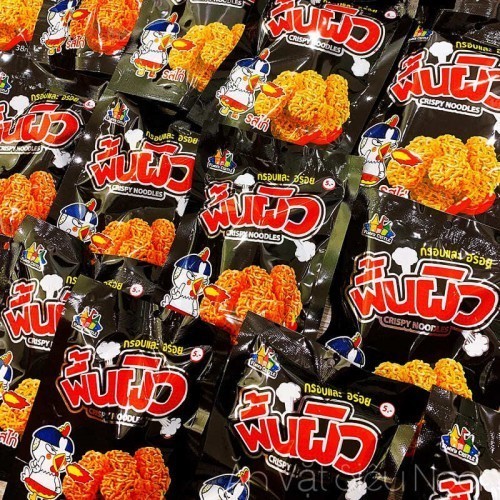 Snack Mì Viên Thái Lan - Viên Mì Gà Cay/Rong Biển Lốc 12 Gói