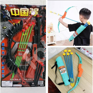 [FREESHIP] VĨ ĐỒ CHƠI BẮN CUNG TÊN KÈM CÂY HÍT TƯỜNG 2IN1 - VẬN ĐỘNG NGOÀI TRỜI CHO BÉ